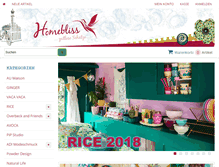 Tablet Screenshot of homebliss.de